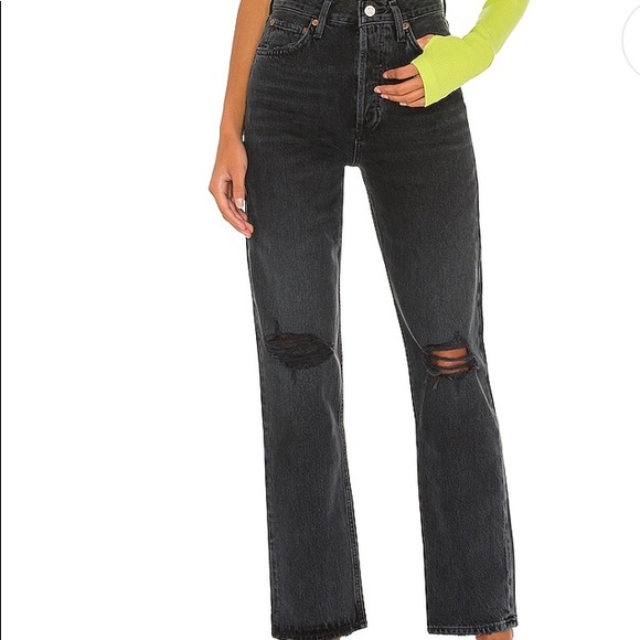 Agolde 90s Pinch Waist in Howl size 25 - Picture 2 of 9